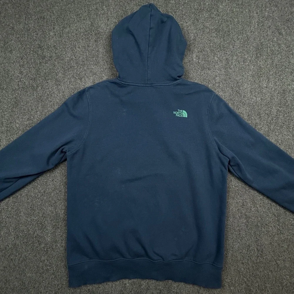 The North Face Hoodie Mens‎ L Blue Joshua Tree Graphic Desert Gorpcore A7UO5